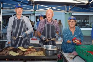 Morrisons, The First Shift
Brian Evans, Bernard Paull and Chrissie Bailey